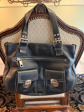 Marc Jacobs Leather Stella Bag with Silver Hardware